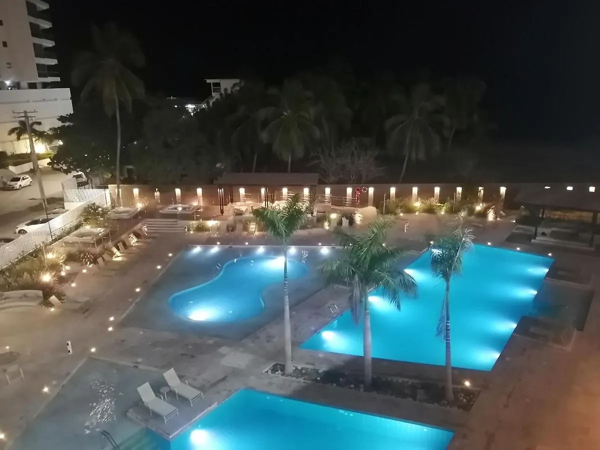 شقة Apartaestudio Reserva Del Mar Playa Salguero Santa Marta 0*, سانتا مارتا كولومبيا